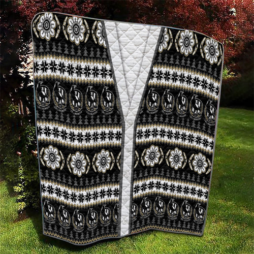 Collingwood Football Christmas Quilt Aboriginal Seamless Cardigan Inspired
