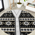 Collingwood Football Christmas Round Carpet Aboriginal Seamless Cardigan Inspired