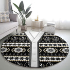 Collingwood Football Christmas Round Carpet Aboriginal Seamless Cardigan Inspired