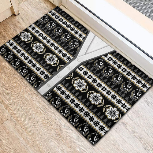Collingwood Football Christmas Rubber Doormat Aboriginal Seamless Cardigan Inspired