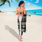 Collingwood Football Christmas Sarong Aboriginal Seamless Cardigan Inspired