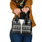 Collingwood Football Christmas Shoulder Handbag Aboriginal Seamless Cardigan Inspired