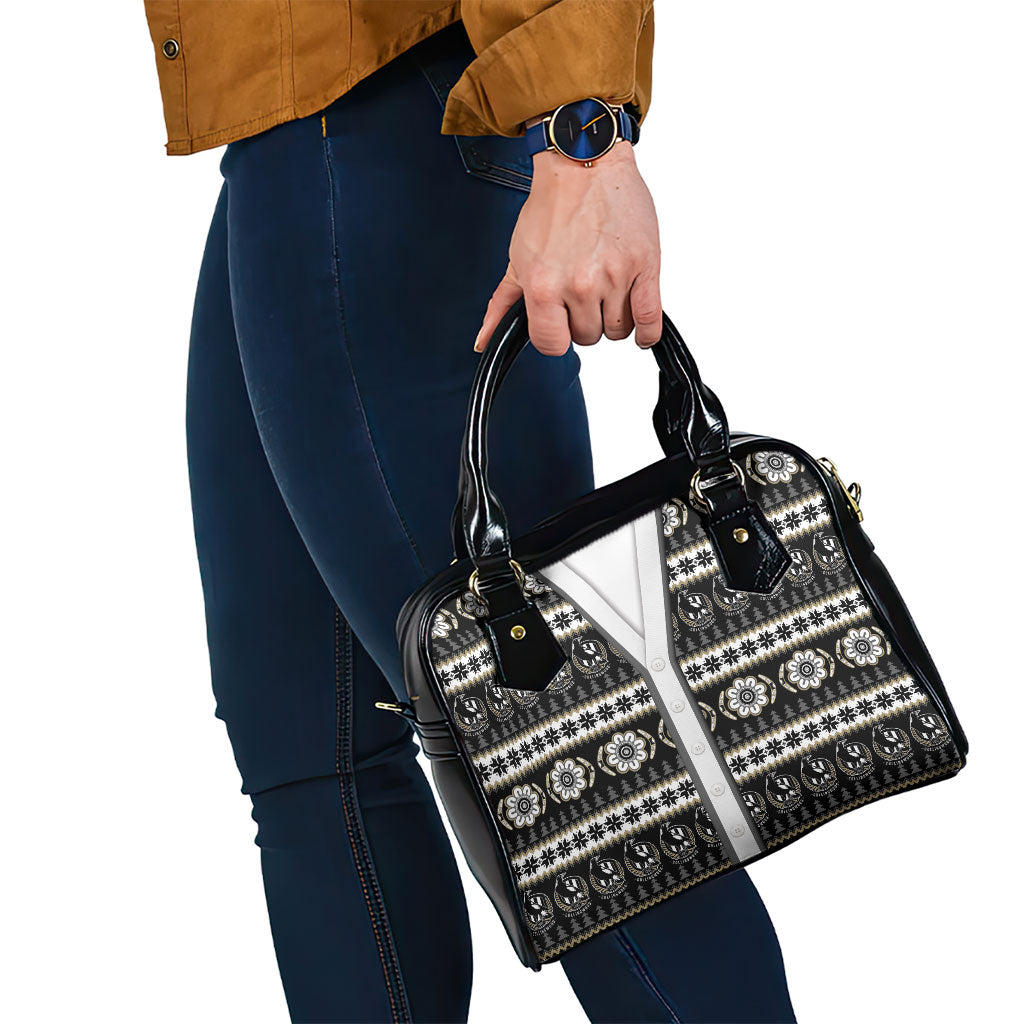 Collingwood Football Christmas Shoulder Handbag Aboriginal Seamless Cardigan Inspired