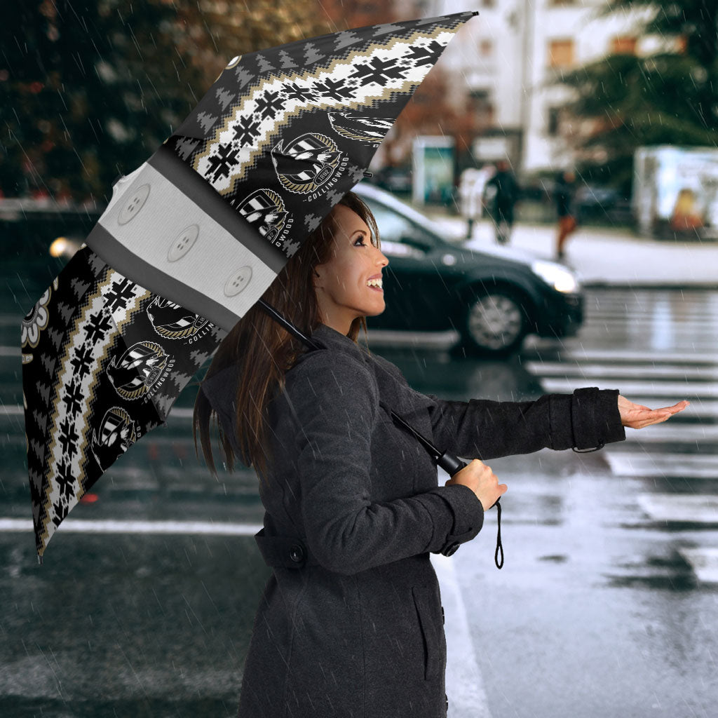 Collingwood Football Christmas Umbrella Aboriginal Seamless Cardigan Inspired