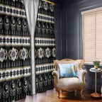 Collingwood Football Christmas Window Curtain Aboriginal Seamless Cardigan Inspired
