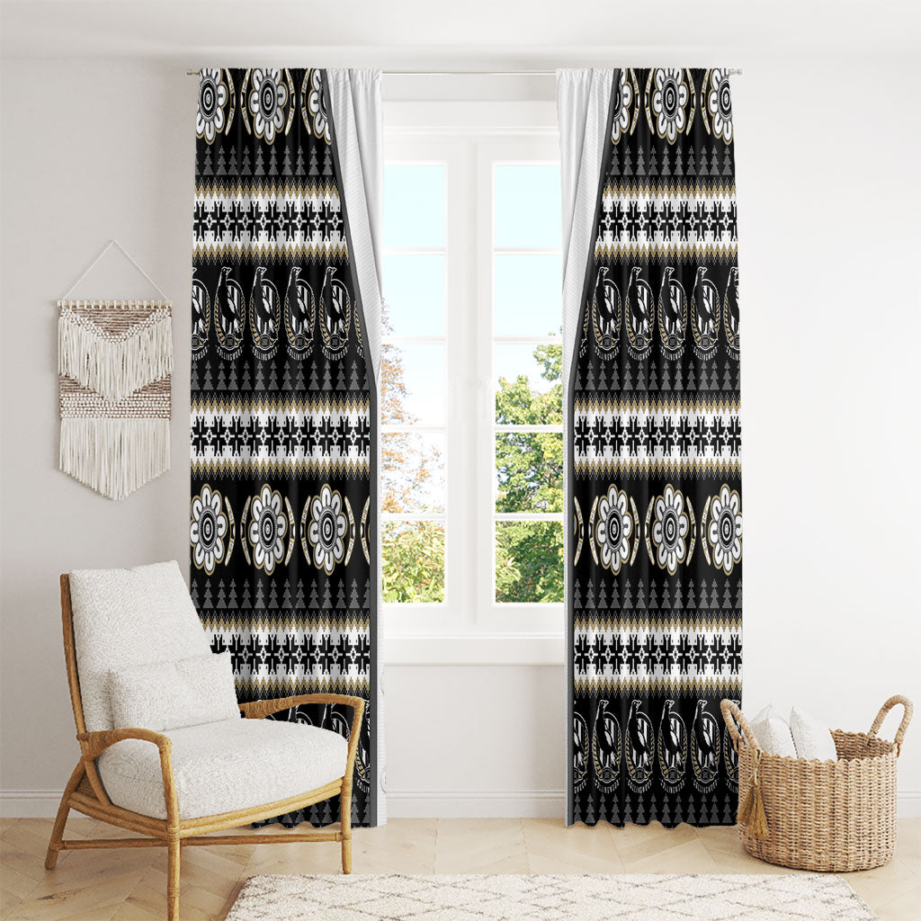 Collingwood Football Christmas Window Curtain Aboriginal Seamless Cardigan Inspired