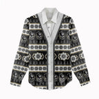 Collingwood Football Christmas Women Casual Shirt Aboriginal Seamless Cardigan Inspired