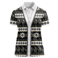Collingwood Football Christmas Women Polo Shirt Aboriginal Seamless Cardigan Inspired