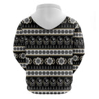 Collingwood Football Christmas Zip Hoodie Aboriginal Seamless Cardigan Inspired