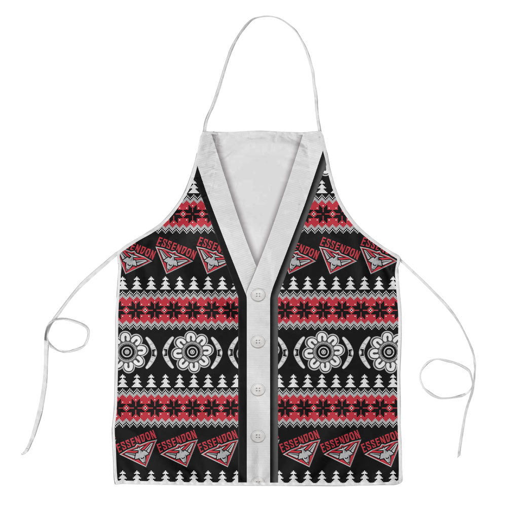 Essendon Football Christmas Apron Aboriginal Seamless Cardigan Inspired