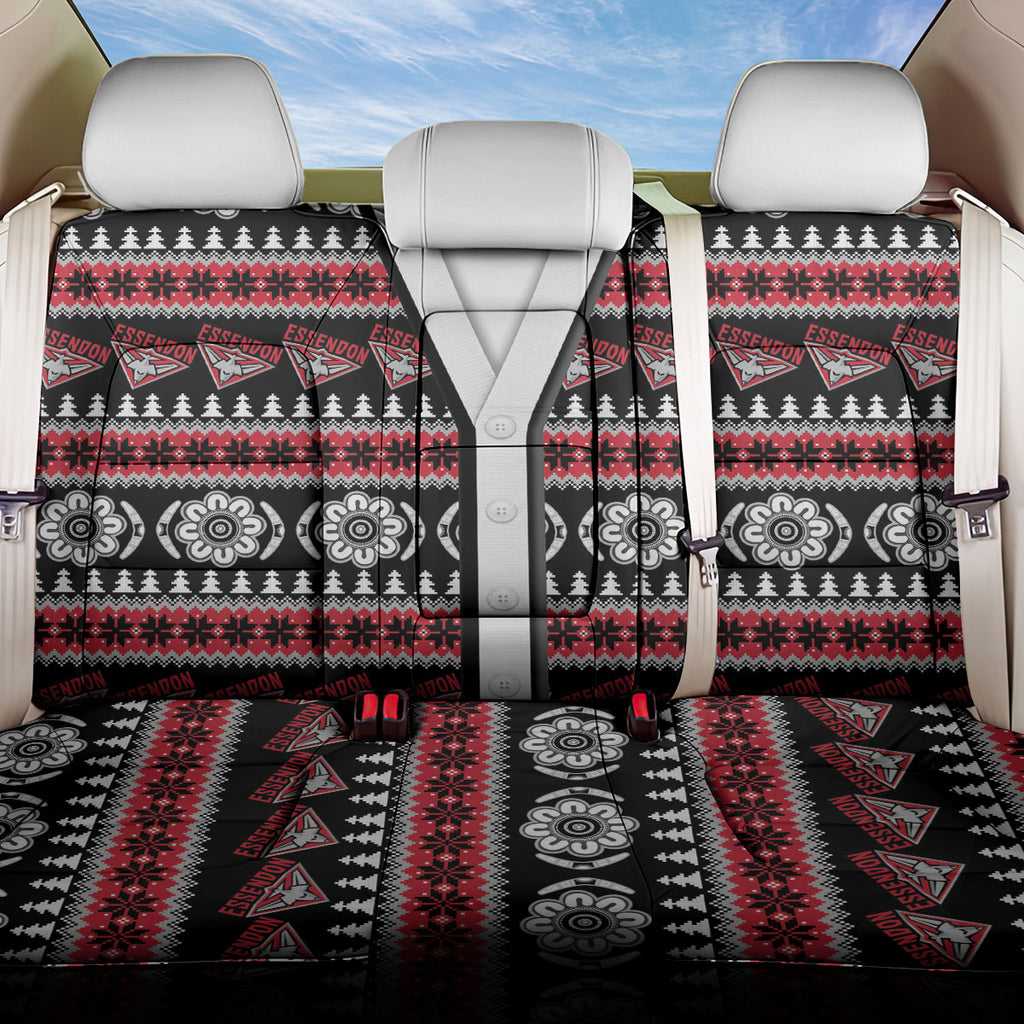 Essendon Football Christmas Back Car Seat Cover Aboriginal Seamless Cardigan Inspired