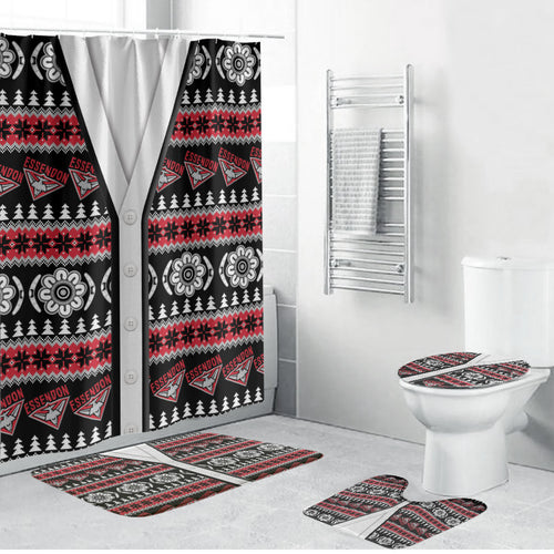 Essendon Football Christmas Bathroom Set Aboriginal Seamless Cardigan Inspired