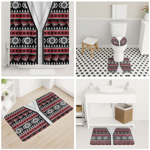 Essendon Football Christmas Bathroom Set Aboriginal Seamless Cardigan Inspired