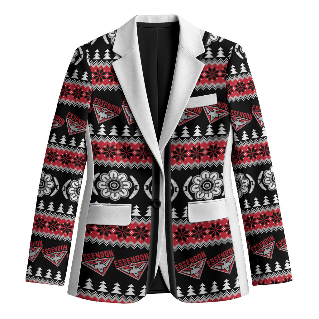Essendon Football Christmas Blazer Aboriginal Seamless Cardigan Inspired