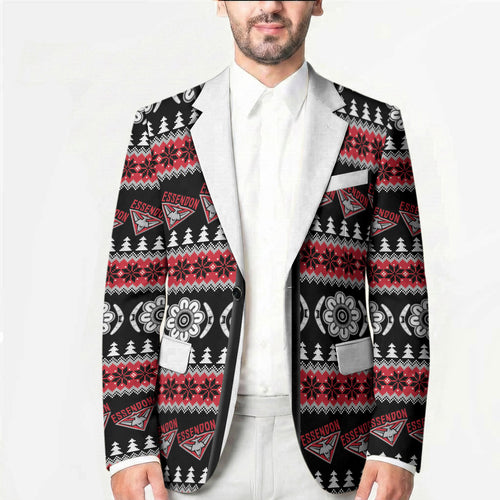 Essendon Football Christmas Blazer Aboriginal Seamless Cardigan Inspired