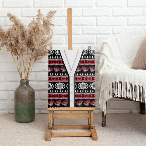 Essendon Football Christmas Canvas Wall Art Aboriginal Seamless Cardigan Inspired