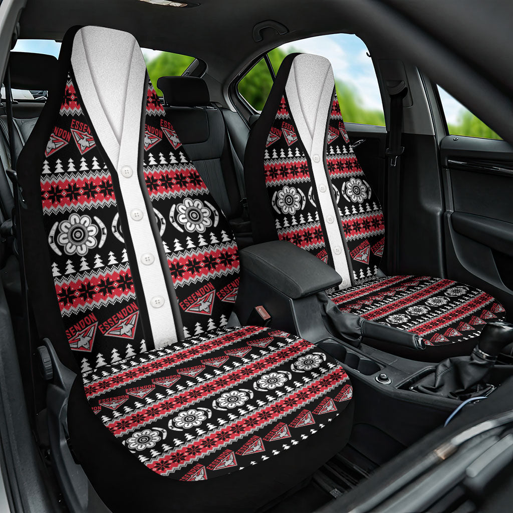 Essendon Football Christmas Car Seat Cover Aboriginal Seamless Cardigan Inspired