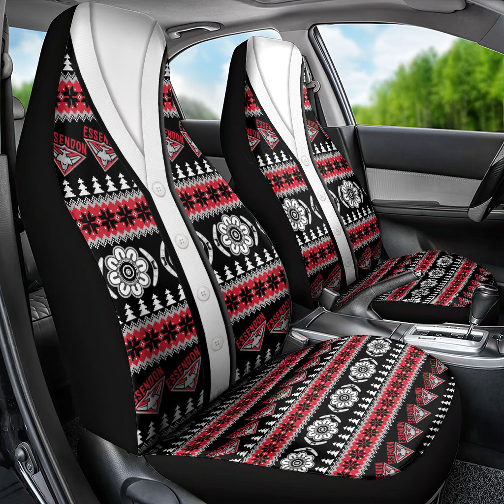 Essendon Football Christmas Car Seat Cover Aboriginal Seamless Cardigan Inspired