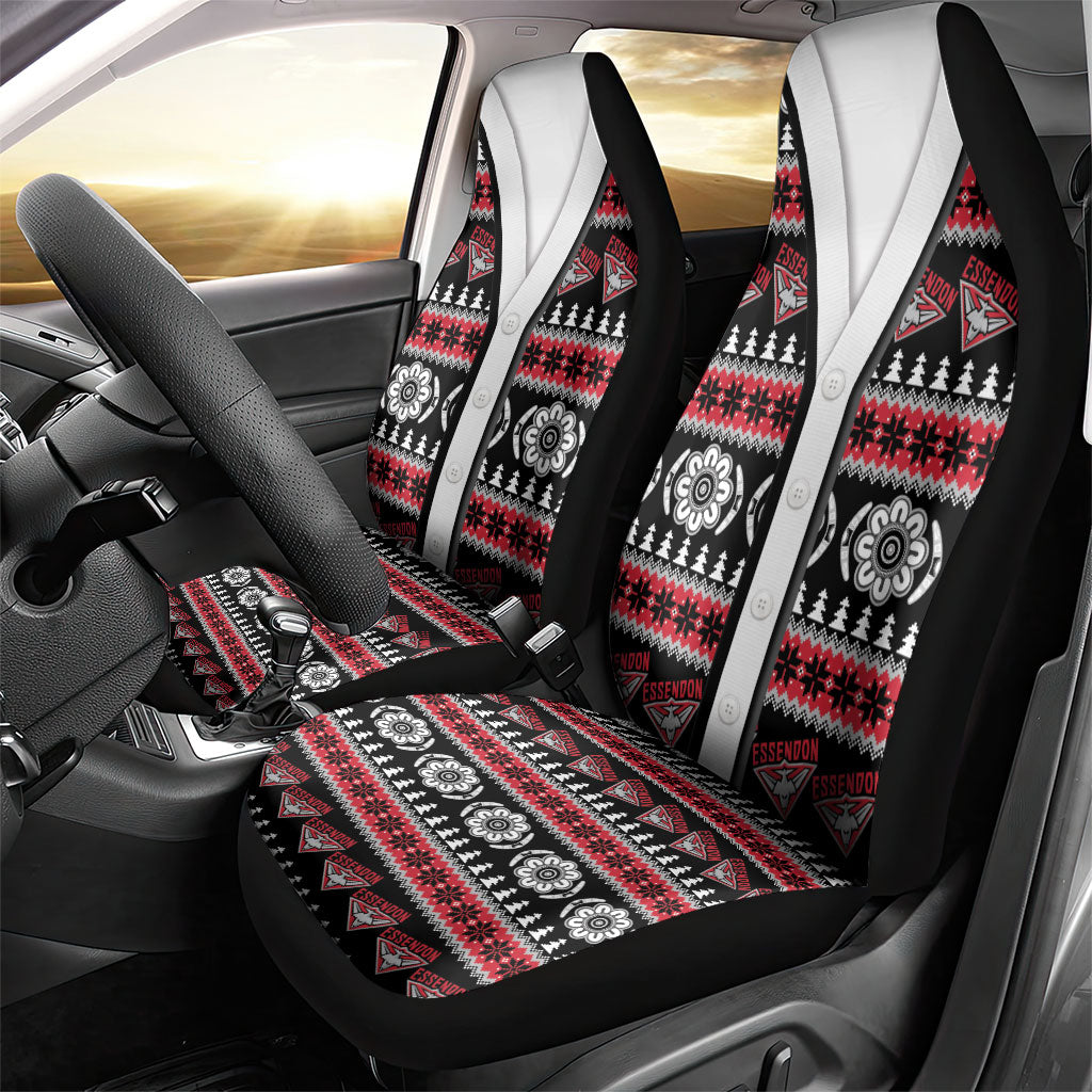 Essendon Football Christmas Car Seat Cover Aboriginal Seamless Cardigan Inspired