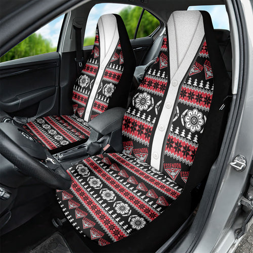 Essendon Football Christmas Car Seat Cover Aboriginal Seamless Cardigan Inspired