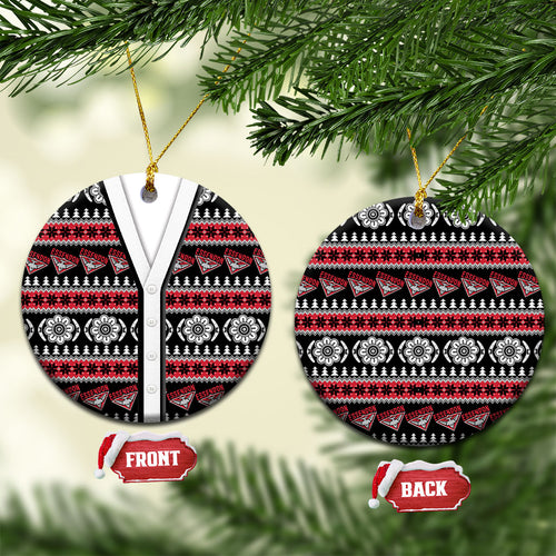 Essendon Football Christmas Ceramic Ornament Aboriginal Seamless Cardigan Inspired