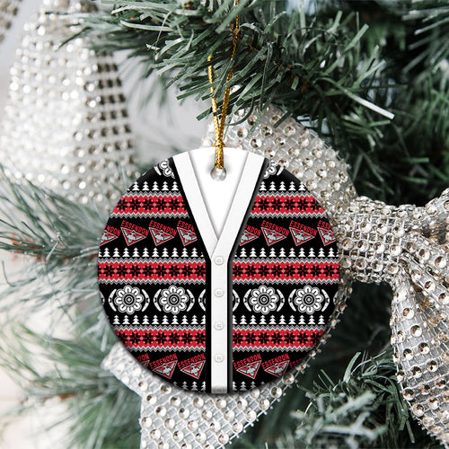 Essendon Football Christmas Ceramic Ornament Aboriginal Seamless Cardigan Inspired