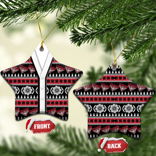 Essendon Football Christmas Ceramic Ornament Aboriginal Seamless Cardigan Inspired