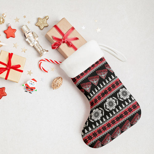 Essendon Football Christmas Stocking Aboriginal Seamless Cardigan Inspired