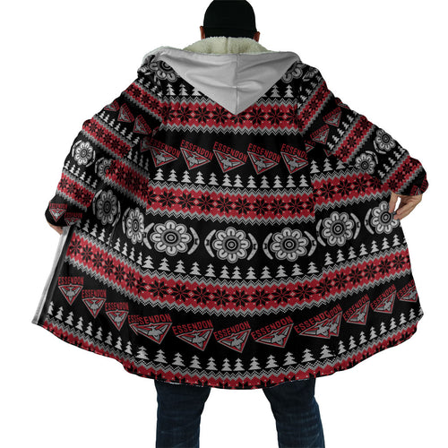 Essendon Football Christmas Cloak Aboriginal Seamless Cardigan Inspired