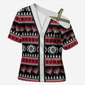 Essendon Football Christmas Cross Shoulder Shirt Aboriginal Seamless Cardigan Inspired