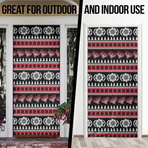Essendon Football Christmas Door Cover Aboriginal Seamless Cardigan Inspired