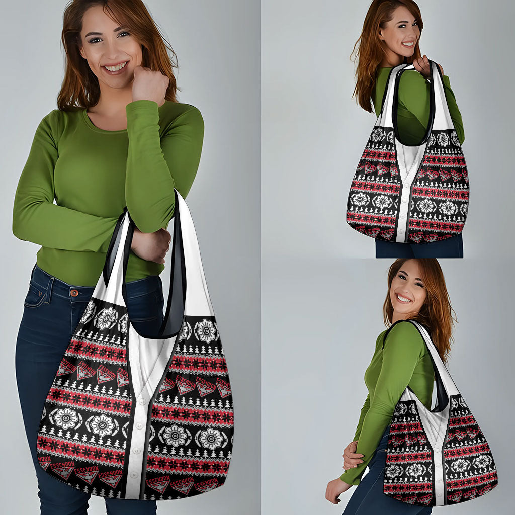 Essendon Football Christmas Grocery Bag Aboriginal Seamless Cardigan Inspired
