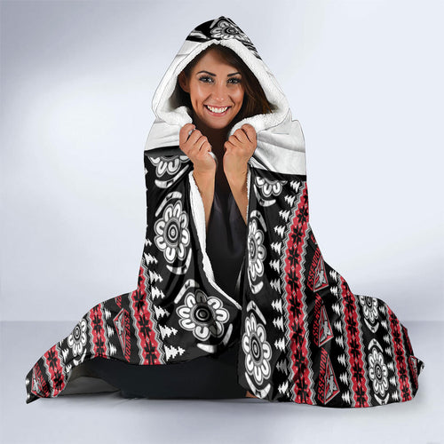 Essendon Football Christmas Hooded Blanket Aboriginal Seamless Cardigan Inspired