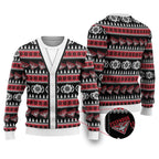Essendon Football Christmas Ugly Christmas Sweater Aboriginal Seamless Cardigan Inspired