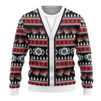 Essendon Football Christmas Ugly Christmas Sweater Aboriginal Seamless Cardigan Inspired