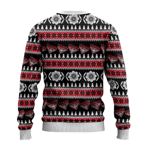 Essendon Football Christmas Ugly Christmas Sweater Aboriginal Seamless Cardigan Inspired