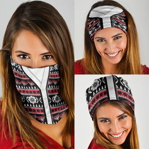 Essendon Football Christmas Neck Gaiter Aboriginal Seamless Cardigan Inspired