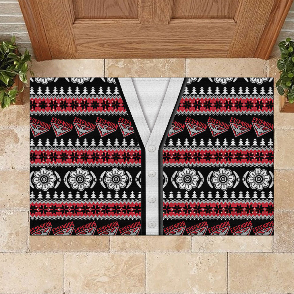 Essendon Football Christmas Rubber Doormat Aboriginal Seamless Cardigan Inspired