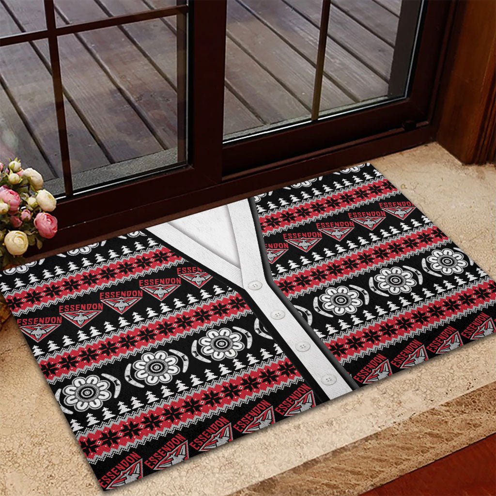 Essendon Football Christmas Rubber Doormat Aboriginal Seamless Cardigan Inspired