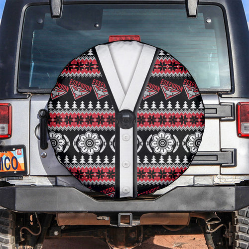 Essendon Football Christmas Spare Tire Cover Aboriginal Seamless Cardigan Inspired