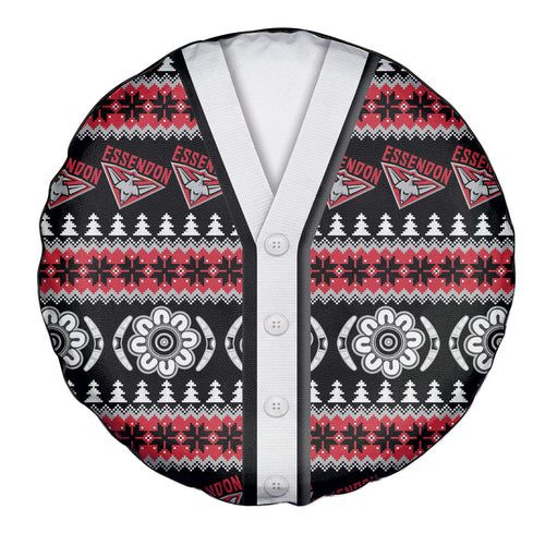Essendon Football Christmas Spare Tire Cover Aboriginal Seamless Cardigan Inspired