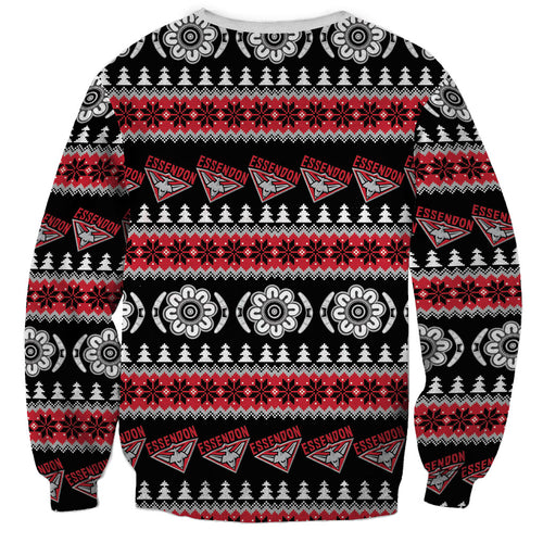 Essendon Football Christmas Sweatshirt Aboriginal Seamless Cardigan Inspired