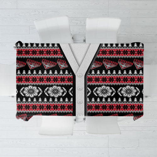 Essendon Football Christmas Tablecloth Aboriginal Seamless Cardigan Inspired