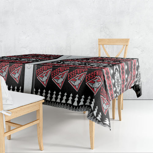 Essendon Football Christmas Tablecloth Aboriginal Seamless Cardigan Inspired