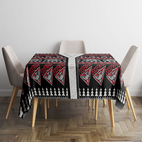 Essendon Football Christmas Tablecloth Aboriginal Seamless Cardigan Inspired