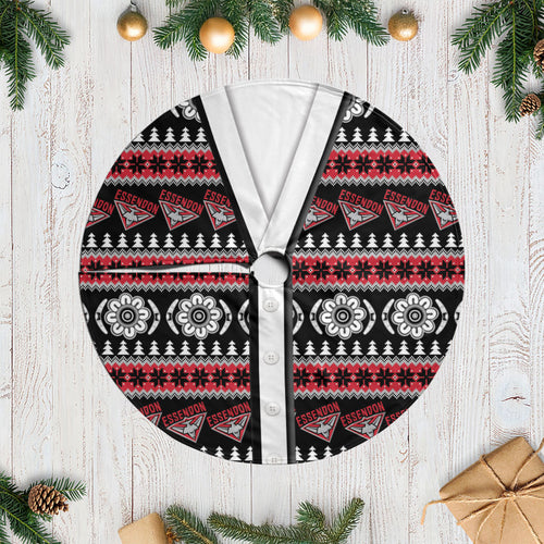 Essendon Football Christmas Tree Skirt Aboriginal Seamless Cardigan Inspired