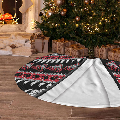 Essendon Football Christmas Tree Skirt Aboriginal Seamless Cardigan Inspired
