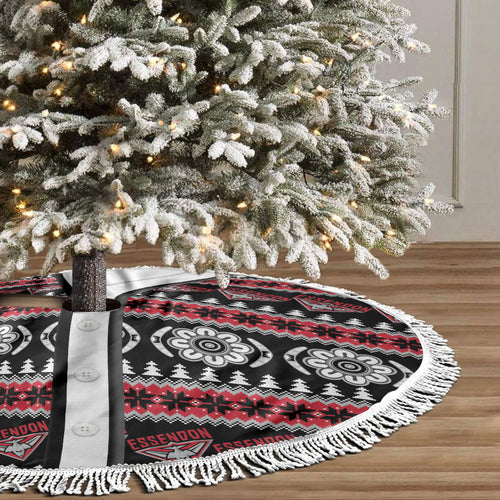 Essendon Football Christmas Tree Skirt Aboriginal Seamless Cardigan Inspired