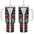 Essendon Football Christmas Tumbler With Handle Aboriginal Seamless Cardigan Inspired