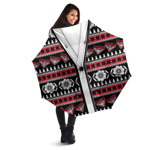 Essendon Football Christmas Umbrella Aboriginal Seamless Cardigan Inspired